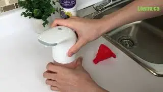 Lierre Automatic Touchless Foam Hand Soap Dispenser tutorial