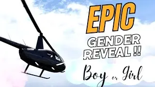Best Gender Reveal !! | Helicopter flyover | BOY OR GIRL???