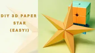 DIY 3D Paper Star Tutorial &ndash; No Template Needed!