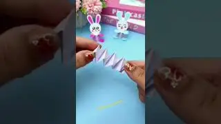 cutie jumping miki mouse paper craft 紙工藝老鼠 #shorts