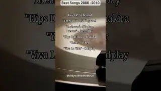 The Best Songs of Decades 2000 - 2010. #MusicHistory #2000sHits #PopIcons #HipHopEvolution