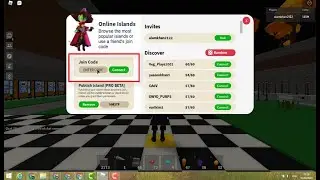 How To Join Roblox Skyblock Islands (Published Island) Using a CODE