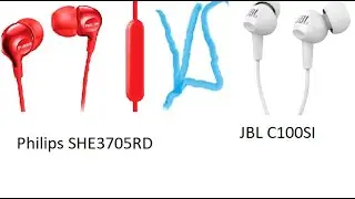 Cравнение и обзор JBL C100SI vs Philips SHE3705RD