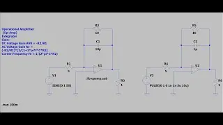 Electronic Basic 1:LTSpice design Operational Amplifier Integrator