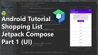 Shopping List  - TextField,Jetpack Compose(Android Tutorial) Part 1