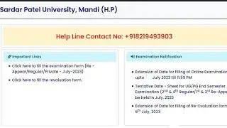 New Update Regarding End Semester Examination 2023 // College Admission 23-24 // #himquery #spumandi
