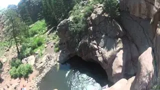 Cliff jumping paradise cove colorado