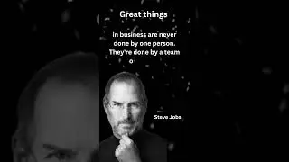 Teamwork Drives Success: Steve Jobs on Collaboration | #Shorts