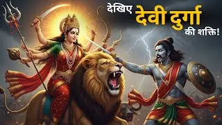 महिषासुर पर देवी दुर्गा की भयंकर विजय | भक्ति कहानी#देवीदुर्गा #महिषासुर