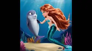 Mermaid Nerralia Plays with a Dolphin | Fun Underwater Adventure for Kids
