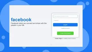 Membuat Form Login | Recreate Facebook Login Page | Using HTML CSS Basic