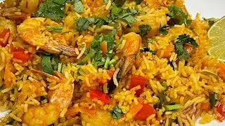 Cómo Preparar Un Rico Arroz Con Camarones La Cocina De Sol.