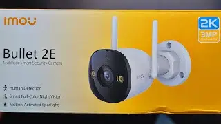 IMOU Bullet 2E, 2K 3MP Outdoor Security Camera | Unboxing, User Guide, Setup, Video & Audio Quality.
