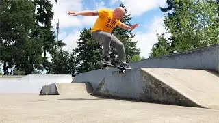 Big Dude Skates: Lakewood Kiwanis Park Skateboard Session (short edit)