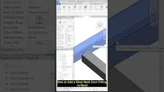 Revit Duct Fittings | #shorts