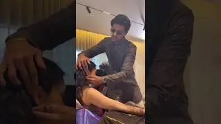 Darshan & Dharal Mehandi 💙#darshanraval #wedding #bluefamily #darshaner #shorts