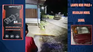 perawatan mobil mereview memasang lampu mini proji mobil jadul #fyp #fypシ゚viral