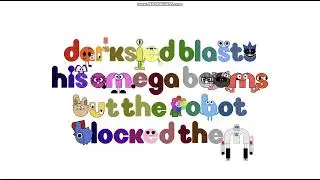 Nickelodeon Foodinatorzies spell Darkseid blasts his Omega Beams, but the robot blocked them.