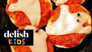 Ghost Bagels | Delish Kids