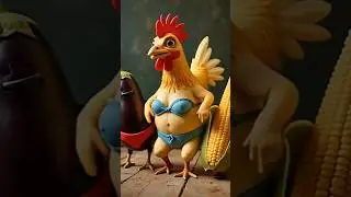 chicken 🐔🐔 banana 🍌🍌 version #chickencorn #bananacomedy #banana #chicken #funny