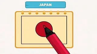 World Flags: Color Puzzle 🌍🧠 | Test Your Memory & Paint Every Flag! - 01