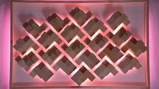 Interactive Light Sculpture - FUTURETRO - 'in Balance' - Colour Mixing Mode