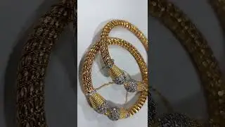 New kara Design #goldjewellerydesignsforwomen #goldjewellery #bangles #jewellery #gold