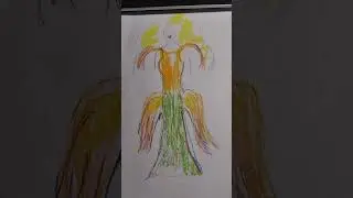 Hummingbird Dress Idea for Trixie Mattel