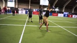 National Pro Fitness League - Max Handstand walk 90 seconds.