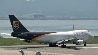 [KIX/RJBB] United Parcel Service - UPS Boeing 747-44AF/SCD [N574UP] landing/take-off [関西空港]