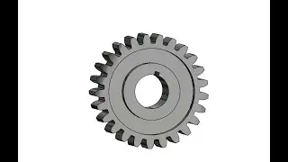 Spur gear design in solidworks #3dmodeling #cad #engineeringdesign