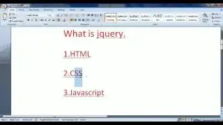 Introduction of jquery