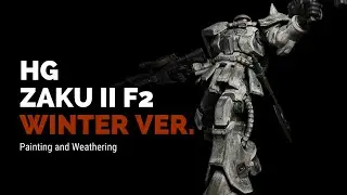 Painting the MESSIEST Camouflage Ever | HG Zaku F2