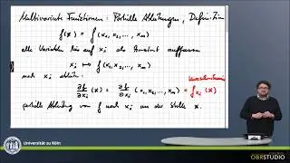 0171 Multivariate Funktionen Partielle Ableitung Definition