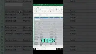 How To Delete Multiple Blank Row In One Click In Excel Sheet 😎 #shorts