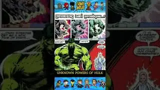 Secret Powers of Hulk #comicmojo #shorts #comics #marvel