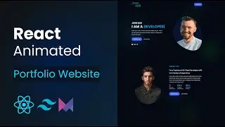 Build an Animated Portfolio Website with React, Framer Motion & Tailwind CSS