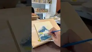 Trying Chocolate Painting For The First Time #melbourneaustralia