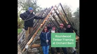 Roundwood Timber Framing at Orchard Barn - Elm Cart Lodge
