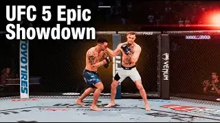 UFC 5 Universe Mode | Conor McGregor vs. Dustin Poirier Intense Fight!