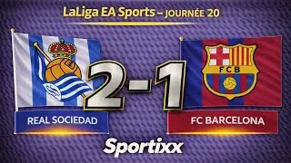 Real Sociedad - FC Barcelona : 2 - 1 | LaLiga EA Sports - Journée 20 - 18.01.2026