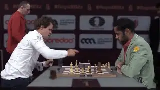 MAGNUS CARLSEN GOLPEA la MESA (de nuevo)
