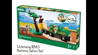 UNBOXING BRIO SAFARI RAILWAY SET