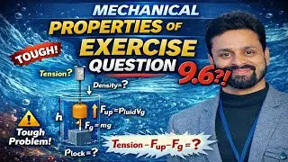 Exercise Q9.6 | Mechanical Properties of Fluids | Class 11 Physics | NCERT  | Sadhana Classes