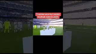 Trophies won by London clubs #football #tottenham #crystalpalace #Chelsea #arsenal #soccer #trophies