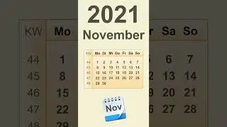 Kalender November 2021
