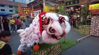 [4K] Feng Yi Traditional Lion Dance Performance at Arumugam Road on 14 Jul 2023