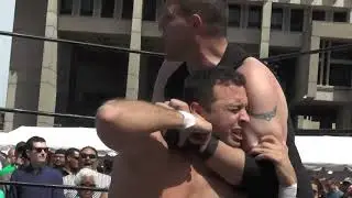 Beau Douglas vs. Curly Mike - ( Boston Taco Fest 2018 on City Hall Plaza )