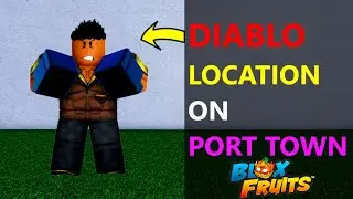 How to find DIABLO on Port Town of Blox Fruits 3rd Sea | DIABLO Location on PORT TOWN #roblox
