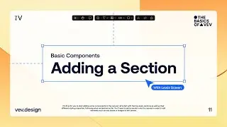 Adding a Basic Section | Basics of Vev: Lesson 11